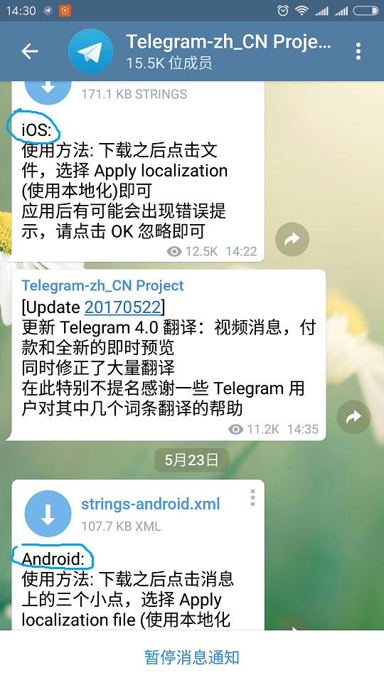 关于telegeram苹果中文安装的信息