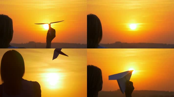 [纸飞机飞的视频]纸飞机飞的视频唯美