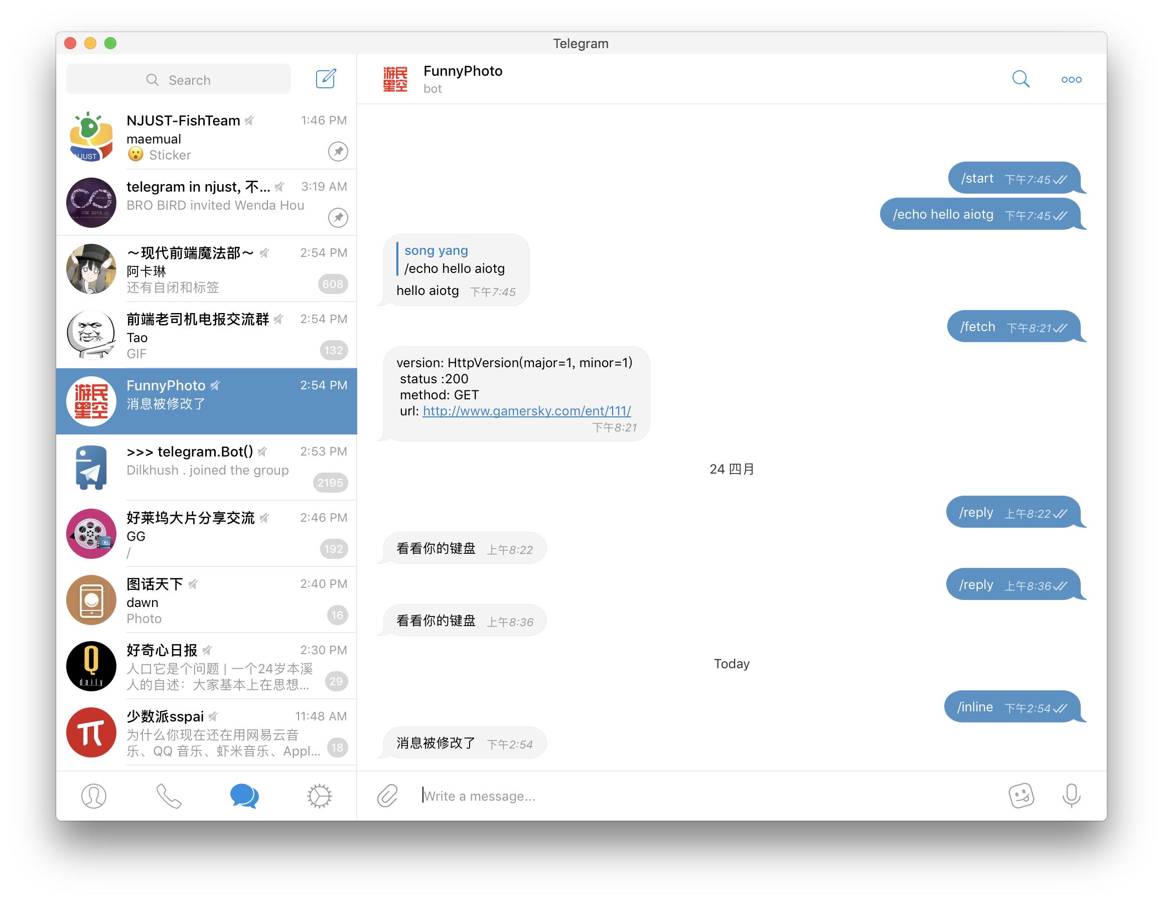 包含telegeram电报机器人知乎的词条