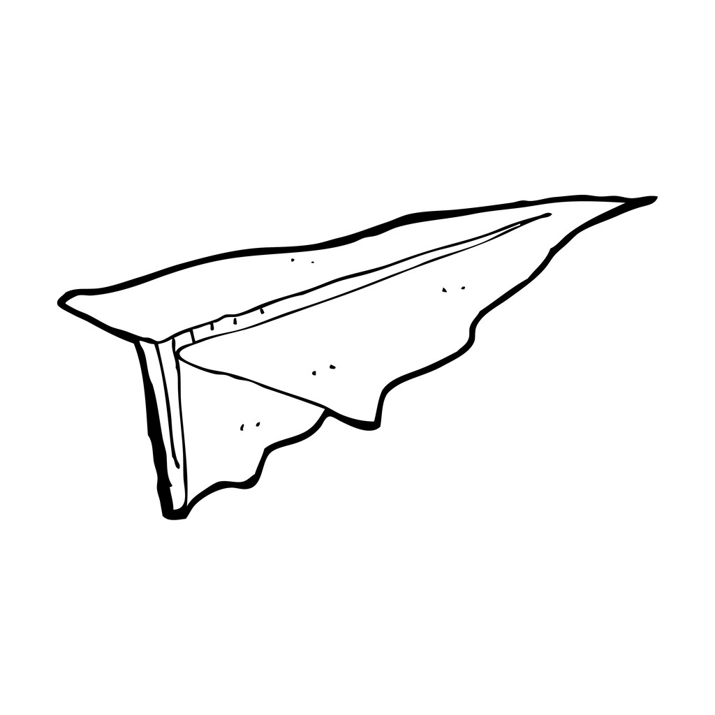 纸飞机怎么画_纸飞机怎么画图片