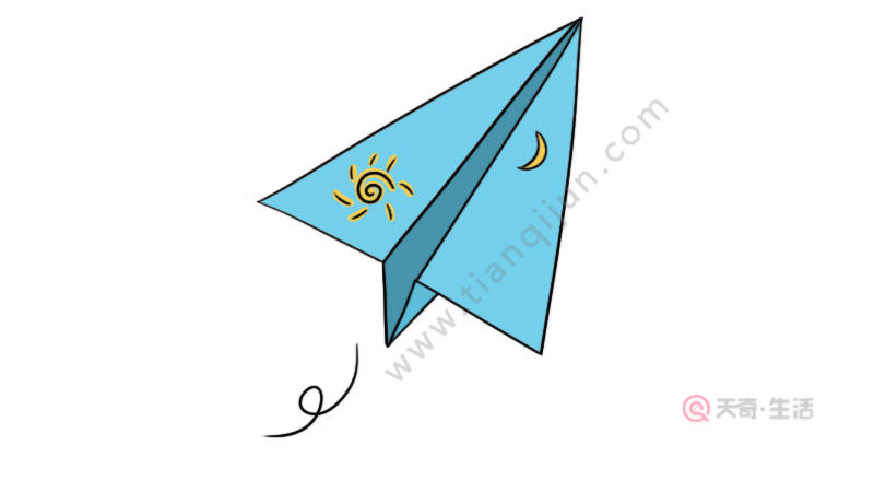 纸飞机怎么画_纸飞机怎么画简单又漂亮图片